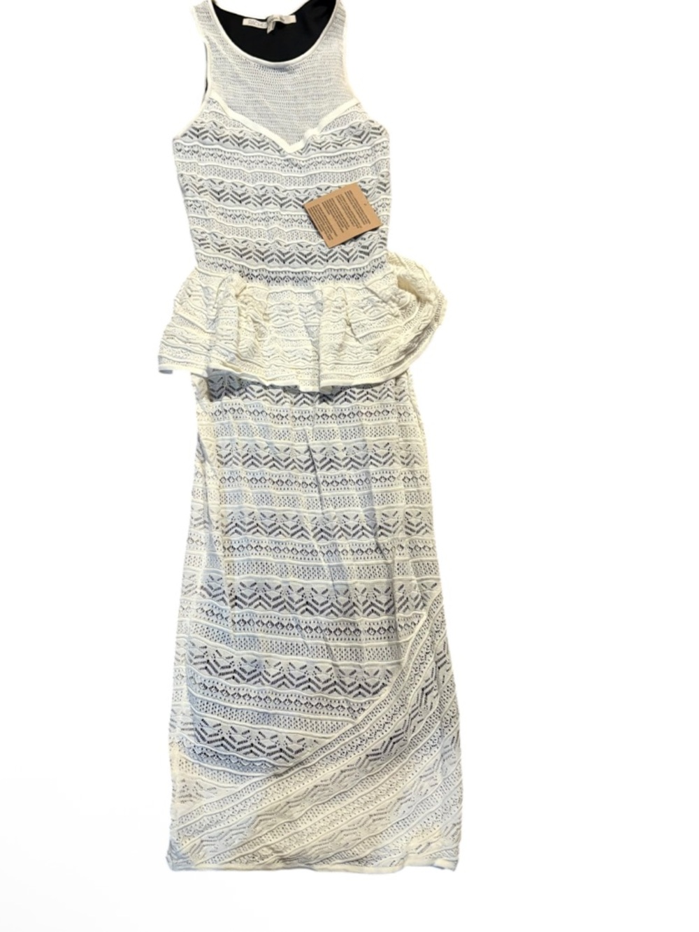 Rachel Rachel Roy lace overlay maxi dress s